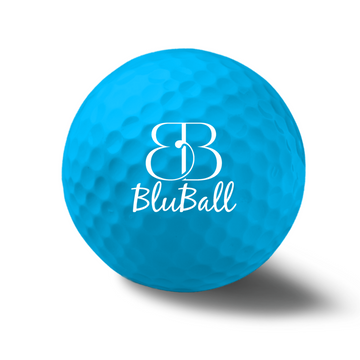 BluBall Distance Plus Golf Balls Made for Low Spin High Speed Golfers - 3 Blue Golf Balls Per Pack